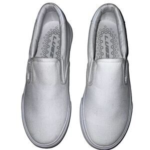 LUGZ White Clippers Slip On Sneakers Size 6.5